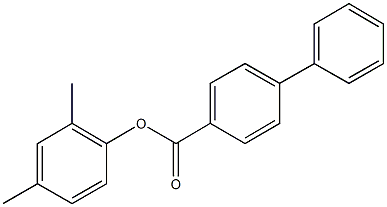 2,4-dimethylphenyl[1,1'-biphenyl]-4-carboxylate 结构式