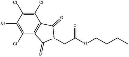 butyl (4,5,6,7-tetrachloro-1,3-dioxo-1,3-dihydro-2H-isoindol-2-yl)acetate 结构式