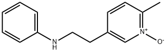 N-[2-(6-methyl-1-oxidopyridin-3-yl)ethyl]aniline 结构式