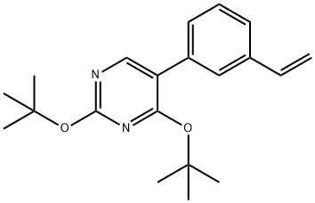 2,4-ditert-butoxy-5-(3-vinylphenyl)pyrimidine 结构式