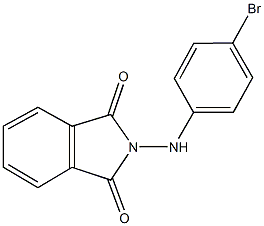 2-(4-bromoanilino)-1H-isoindole-1,3(2H)-dione 结构式