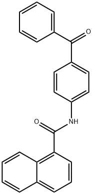 N-(4-benzoylphenyl)-1-naphthamide