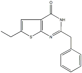 2-benzyl-6-ethylthieno[2,3-d]pyrimidin-4(3H)-one 结构式