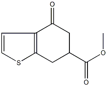 methyl 4-oxo-4,5,6,7-tetrahydro-1-benzothiophene-6-carboxylate 结构式