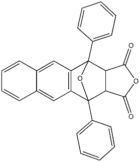 1,12-diphenyl-15,18-dioxapentacyclo[10.5.1.0~2,11~.0~4,9~.0~13,17~]octadeca-2(11),3,5,7,9-pentaene-14,16-dione 结构式