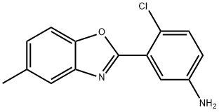 4-chloro-3-(5-methyl-1,3-benzoxazol-2-yl)aniline 结构式