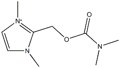 (1,3-dimethyl-1H-imidazol-3-ium-2-yl)methyl dimethylcarbamate 结构式