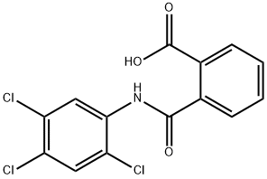 2-[(2,4,5-trichloroanilino)carbonyl]benzoic acid 结构式