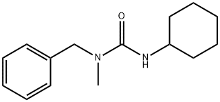 N-benzyl-N'-cyclohexyl-N-methylurea 结构式