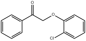 2-(2-chlorophenoxy)-1-phenylethanone 结构式
