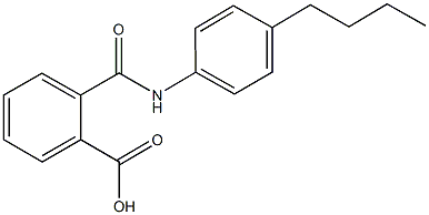 2-[(4-butylanilino)carbonyl]benzoic acid 结构式