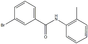 3-bromo-N-(2-methylphenyl)benzamide 结构式