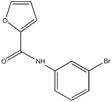 N-(3-bromophenyl)-2-furamide 结构式