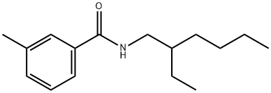 N-(2-ethylhexyl)-3-methylbenzamide 结构式