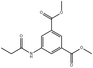 dimethyl 5-(propionylamino)isophthalate 结构式