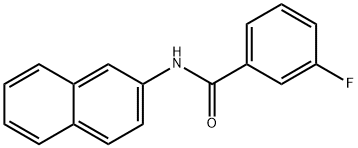 3-fluoro-N-(2-naphthyl)benzamide 结构式