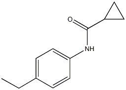 N-(4-ethylphenyl)cyclopropanecarboxamide 结构式