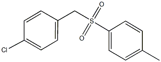 1-[(4-chlorobenzyl)sulfonyl]-4-methylbenzene 结构式