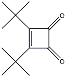 3,4-ditert-butyl-3-cyclobutene-1,2-dione 结构式