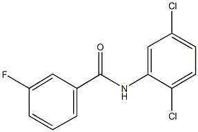 N-(2,5-dichlorophenyl)-3-fluorobenzamide 结构式