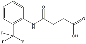 4-oxo-4-[2-(trifluoromethyl)anilino]butanoic acid 结构式