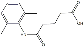 4-[(2,6-二甲基苯基)氨基甲酰基]丁酸 结构式