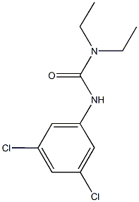 N'-(3,5-dichlorophenyl)-N,N-diethylurea 结构式