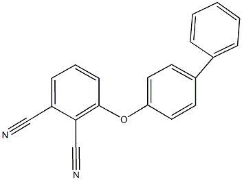 3-([1,1'-biphenyl]-4-yloxy)phthalonitrile 结构式