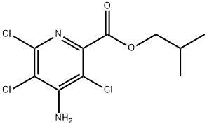 isobutyl 4-amino-3,5,6-trichloro-2-pyridinecarboxylate 结构式