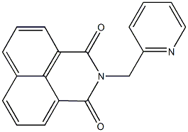 2-(2-pyridinylmethyl)-1H-benzo[de]isoquinoline-1,3(2H)-dione 结构式