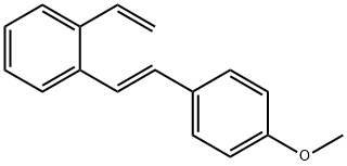 1-[2-(4-methoxyphenyl)vinyl]-2-vinylbenzene 结构式