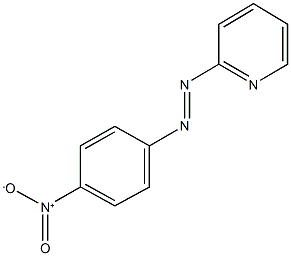 2-({4-nitrophenyl}diazenyl)pyridine 结构式