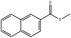 methyl naphthalene-2-carbodithioate 结构式