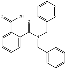 2-[(dibenzylamino)carbonyl]benzoic acid 结构式