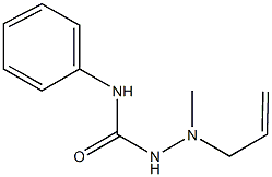 2-allyl-2-methyl-N-phenylhydrazinecarboxamide 结构式