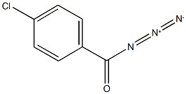 4-chlorobenzoyl azide 结构式