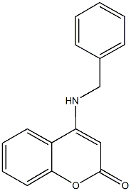 4-(benzylamino)-2H-chromen-2-one 结构式