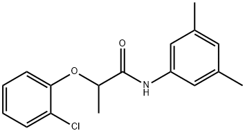 2-(2-chlorophenoxy)-N-(3,5-dimethylphenyl)propanamide 结构式