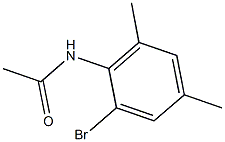 N-(2-bromo-4,6-dimethylphenyl)acetamide 结构式