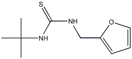 N-(tert-butyl)-N'-(2-furylmethyl)thiourea 结构式