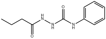 2-butyryl-N-phenylhydrazinecarboxamide 结构式