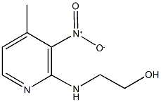 2-({3-nitro-4-methyl-2-pyridinyl}amino)ethanol 结构式