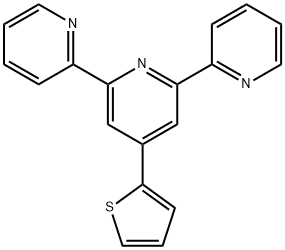 4'-(2-thienyl)-2,2':6',2''-terpyridine 结构式