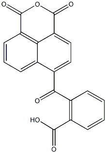 2-[(1,3-dioxo-1H,3H-benzo[de]isochromen-6-yl)carbonyl]benzoic acid 结构式