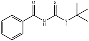 N-benzoyl-N'-tert-butylthiourea 结构式