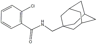 N-(1-adamantylmethyl)-2-chlorobenzamide 结构式