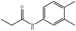 N-(3,4-dimethylphenyl)propanamide 结构式