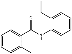 N-(2-ethylphenyl)-2-methylbenzamide 结构式