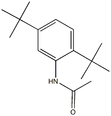 N-(2,5-ditert-butylphenyl)acetamide 结构式