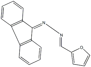 2-furaldehyde 9H-fluoren-9-ylidenehydrazone 结构式